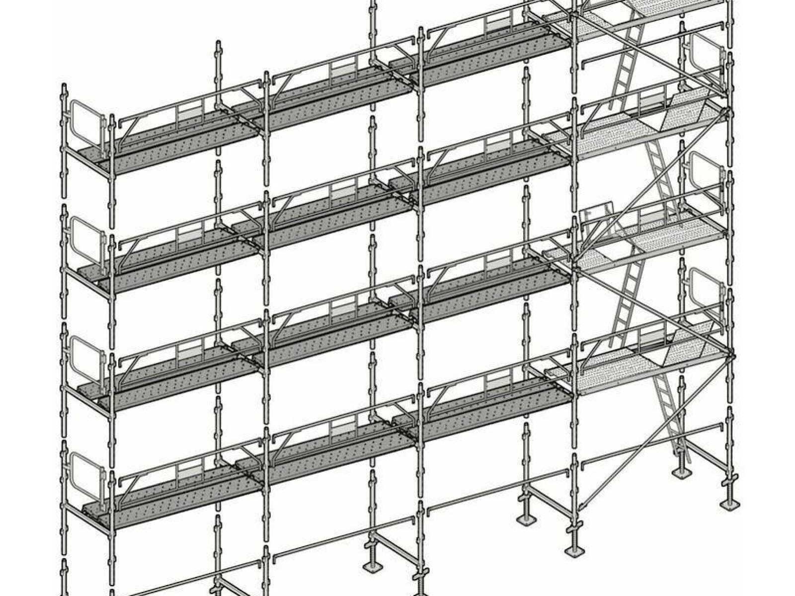 location vente échafaudage façadier 1 à 500 metres carrés dakar senegal gsh 1